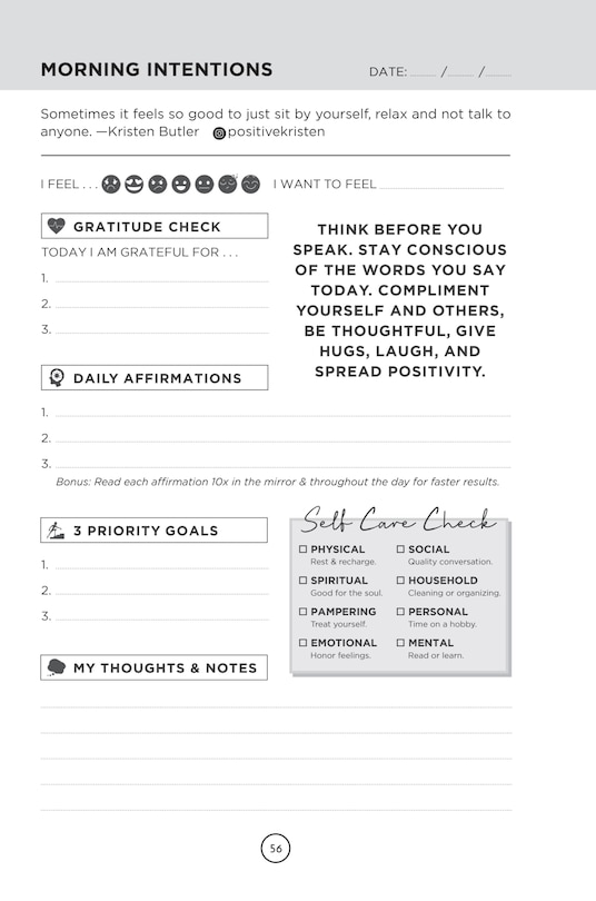 Aperçu du contenu 3_3 Minute Positivity Journal