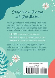 Couverture arrière_3-Minute Power Prayers to Start Your Day