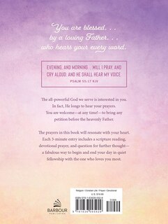 Back cover_3-Minute Prayers for Morning and Evening