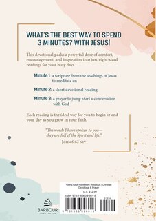 Back cover_3 Minutes with Jesus: 180 Devotions for Teen Girls