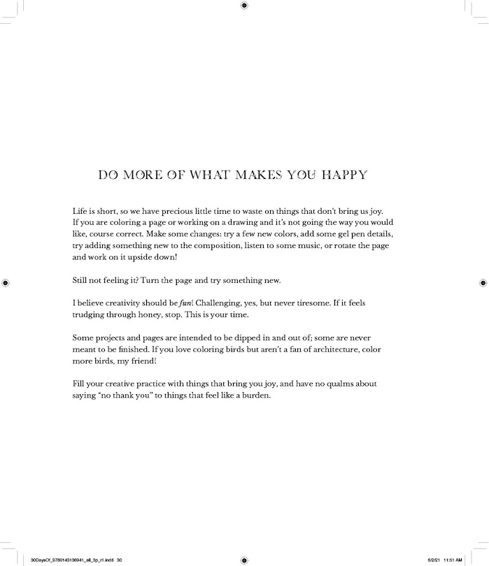 Aper&ccedil;u du contenu 4_30 Days Of Creativity