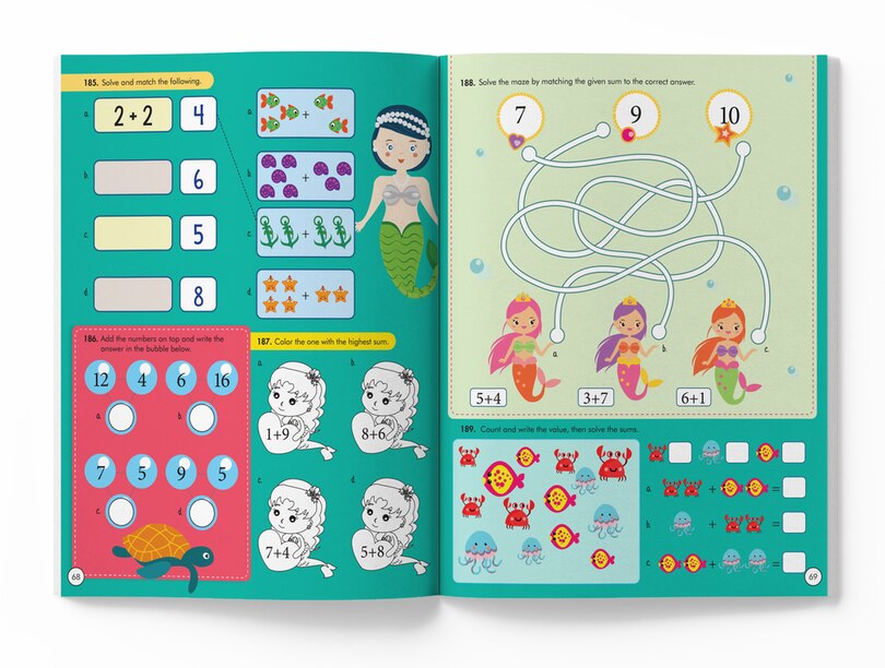 Aper&ccedil;u du contenu_365 Maths Activity Book&nbsp;For Kids: Age 5+