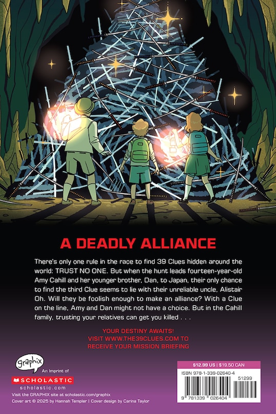 Couverture arrière_39 Clues: The Sword Thief: A Graphic Novel (39 Clues Graphic Novel #3)