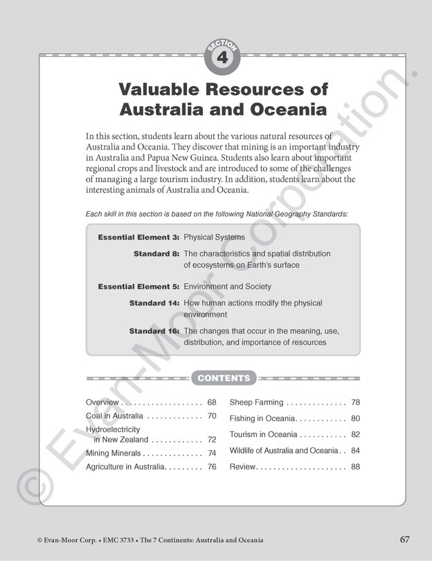 Sample content 2_The 7 Continents Australia and Oceania