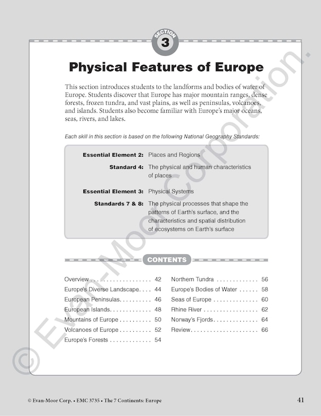 Sample content 2_The 7 Continents Europe