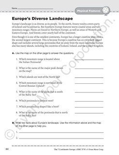 Sample content 4_The 7 Continents Europe