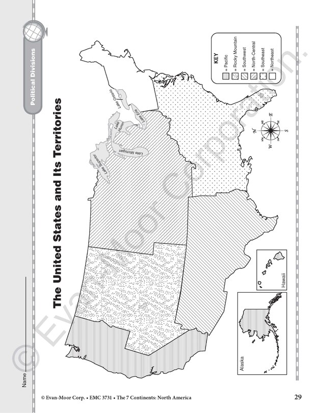 Sample content 4_7 Continents: North America, Grade 4 - 6 - Teacher Resource