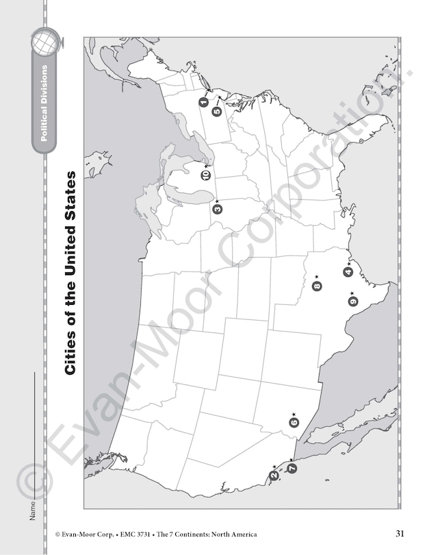 Sample content 5_7 Continents: North America, Grade 4 - 6 - Teacher Resource