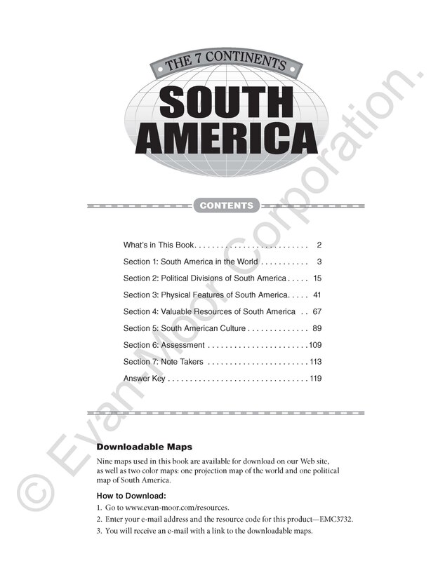 Sample content_The 7 Continents South America