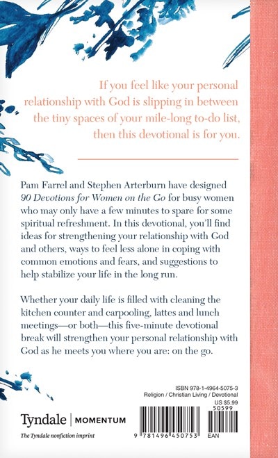 Back cover_90 Devotions For Women On The Go