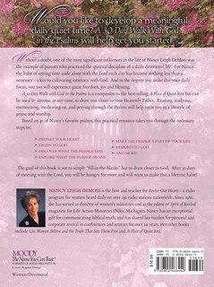 Back cover_A 30 Day Walk with God in the Psalms