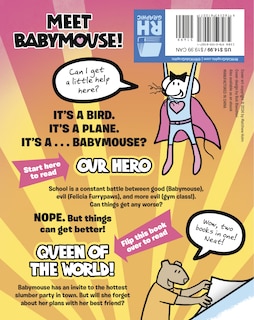 Back cover_A Babymouse Flip Book: THRILLS! (Queen of the World + Our Hero)