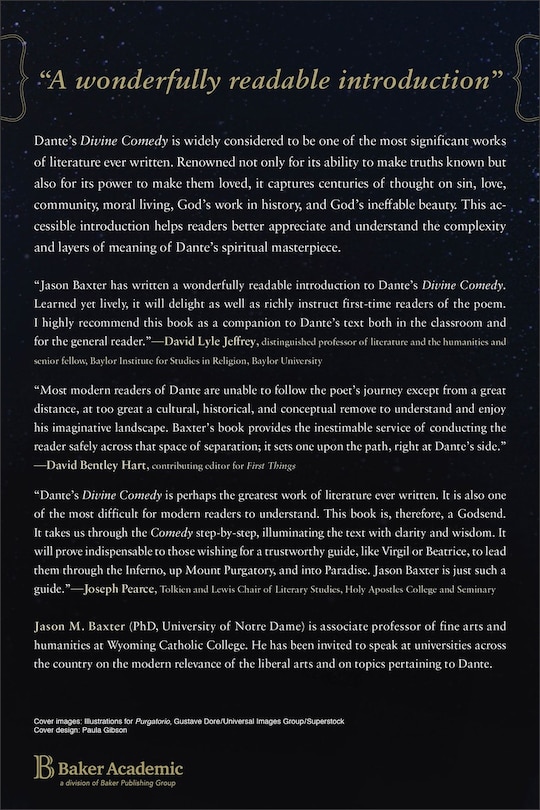 Back cover_A Beginner's Guide to Dante's Divine Comedy