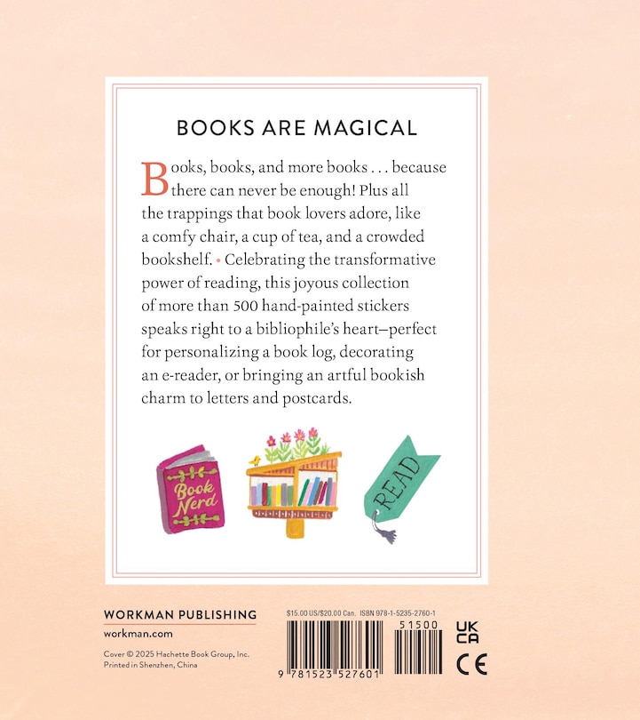Back cover_A Book Lover's Sticker Book