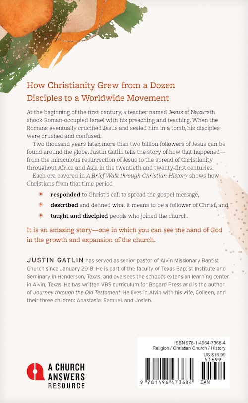 Back cover_A Brief Walk Through Christian History