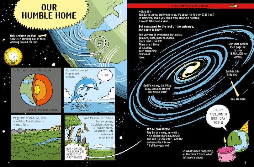 Aper&ccedil;u du contenu_A Comic Book History of the Big Bang and Beyond