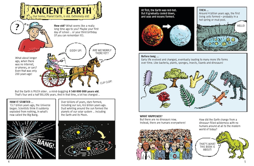 Aper&ccedil;u du contenu 4_A Comic Book History of Life on Earth