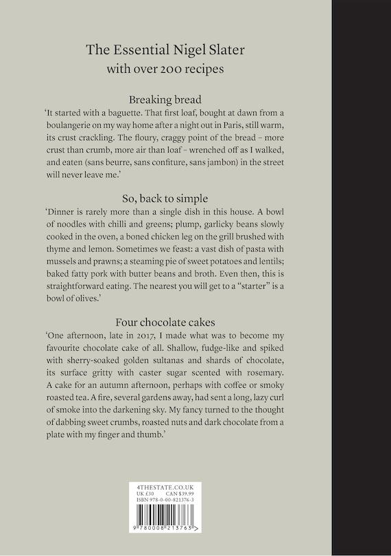 Back cover_A Cook&rsquo;s Book