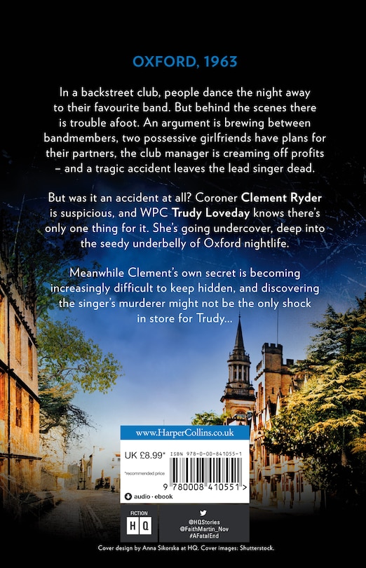 Back cover_A Fatal End (Ryder and Loveday, Book 8)