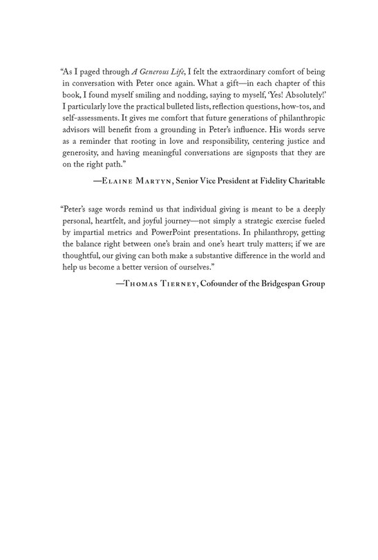 Sample content_A Generous Life