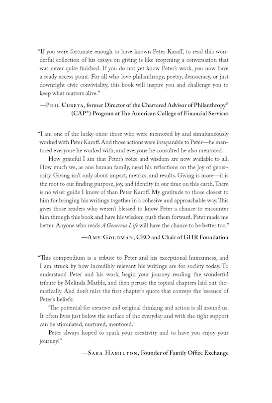 Sample content 2_A Generous Life