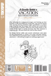 Back cover_A Gentle Noble's Vacation Recommendation, Volume 3