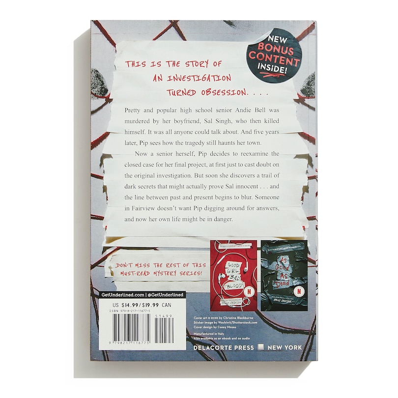 Couverture arrière_A Good Girl's Guide to Murder: Deluxe Edition