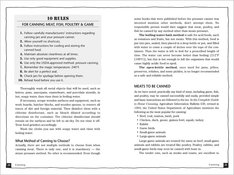 Sample content 4_A Guide to Canning, Freezing, Curing & Smoking Meat, Fish & Game