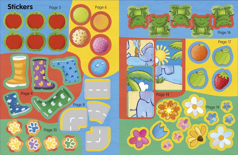 Sample content 2_A is for Apple Sticker Activity Book