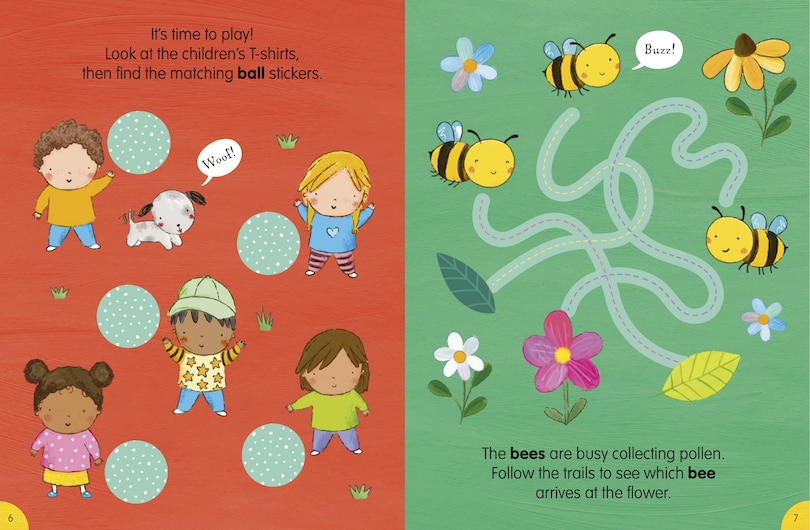 Sample content 4_A is for Apple Sticker Activity Book