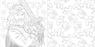 Sample content 4_A Minecraft Movie Official Coloring Book