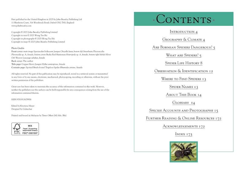 Aper&ccedil;u du contenu 4_A Naturalist's Guide to the Spiders of Borneo