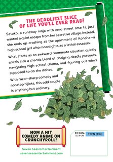 Back cover_A Ninja and an Assassin Under One Roof Vol. 1