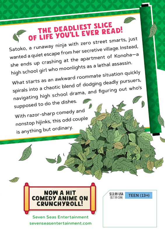 Back cover_A Ninja and an Assassin Under One Roof Vol. 1