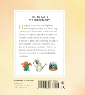 Couverture arri&egrave;re_A Plant Lover's Sticker Book