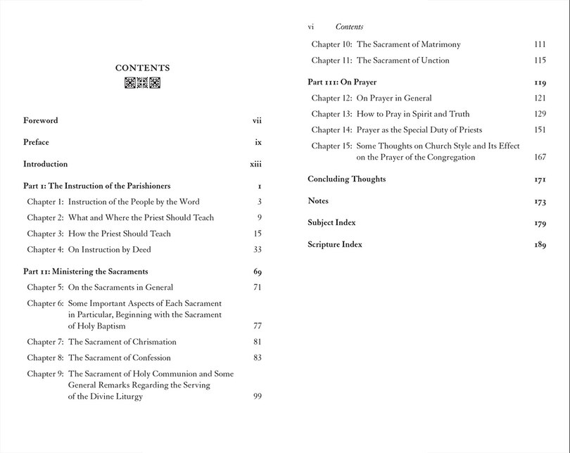 Aper&ccedil;u du contenu_A Practical Handbook for Priestly Ministry