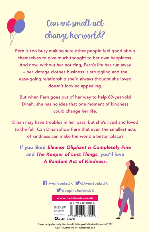 Couverture arri&egrave;re_A Random Act Of Kindness