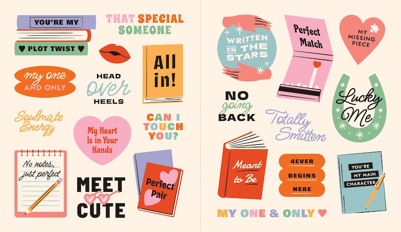 Aper&ccedil;u du contenu_A Romance Reader's Sticker Book