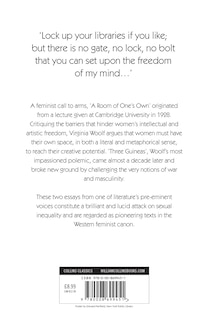 Back cover_A Room of One’s Own and Three Guineas (Collins Classics)