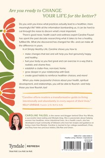 Back cover_A Simply Healthy Life