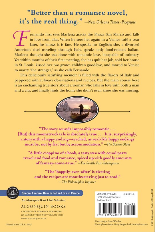 Couverture arrière_A Thousand Days in Venice