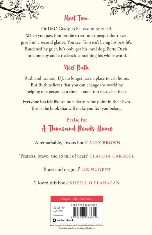 Back cover_A Thousand Roads Home