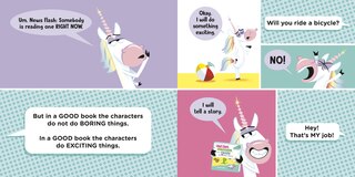 Aper&ccedil;u du contenu 2_A Unicorn, a Dinosaur, and a Shark Were Riding a Bicycle