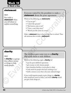 Sample content 2_A Word a Day, Grade 3 Teacher Edition