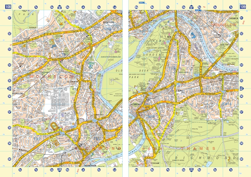 Sample content 2_A-Z Master Atlas of Greater London: Detailed and accurate iconic street map of London