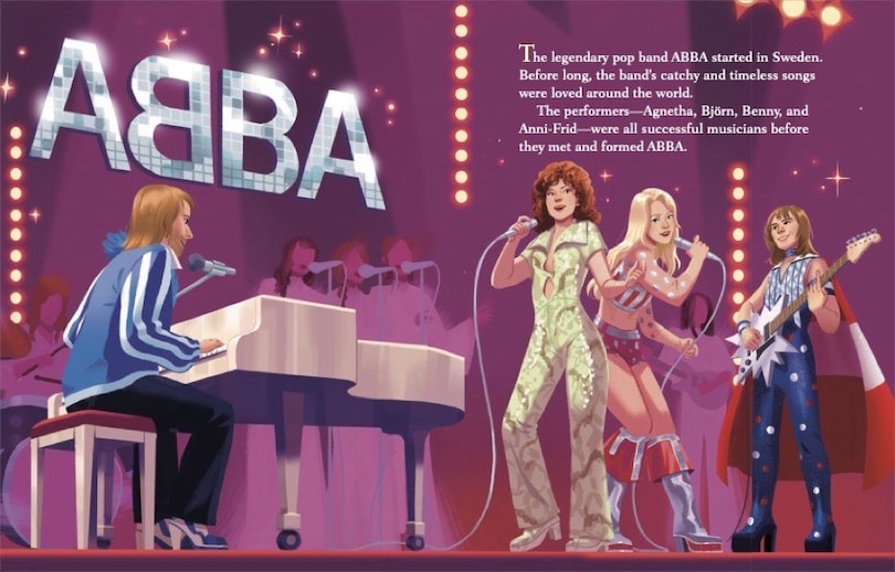 Sample content 3_ABBA: A Little Golden Book Biography