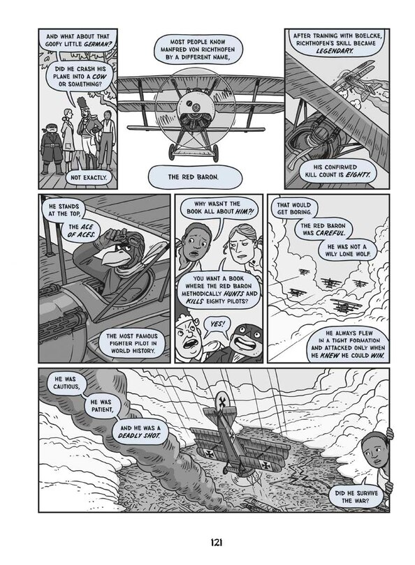 Sample content_Above the Trenches (Nathan Hale's Hazardous Tales #12)