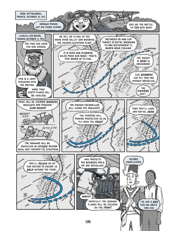 Sample content 2_Above the Trenches (Nathan Hale's Hazardous Tales #12)