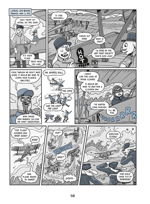 Sample content 3_Above the Trenches (Nathan Hale's Hazardous Tales #12)