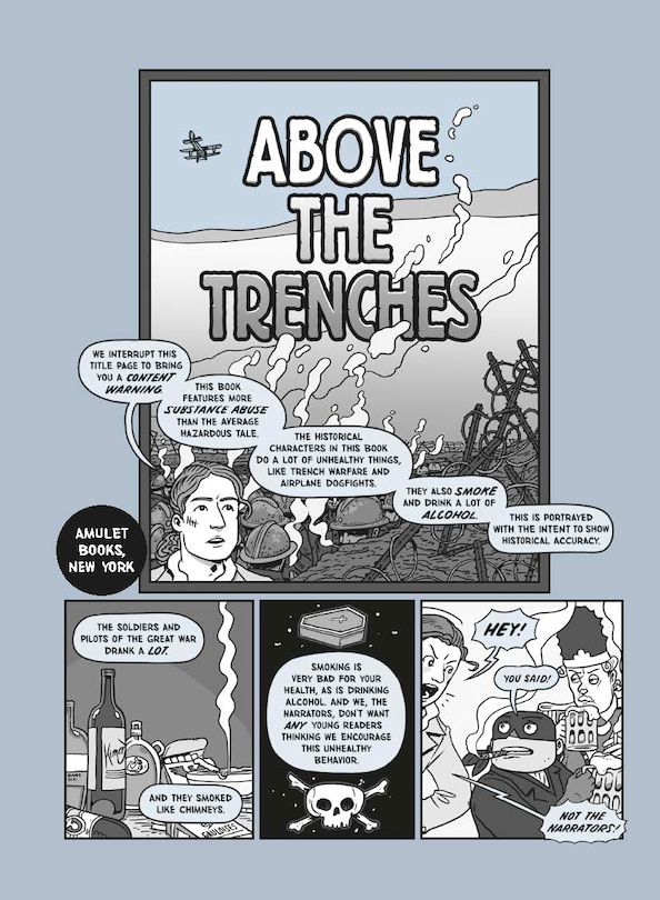 Sample content 5_Above the Trenches (Nathan Hale's Hazardous Tales #12)